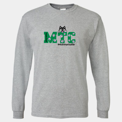 Adult DryBlend® 50/50 Long Sleeve T-Shirt full color logo Thumbnail