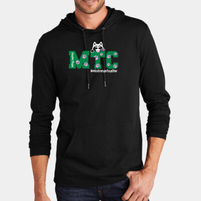 Featherweight French Terry  Hoodie full color logo Thumbnail